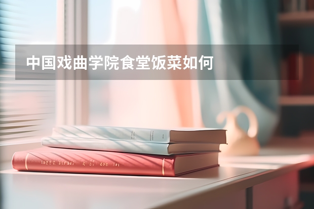 中国戏曲学院食堂饭菜如何
