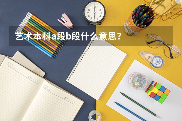 艺术本科a段b段什么意思？