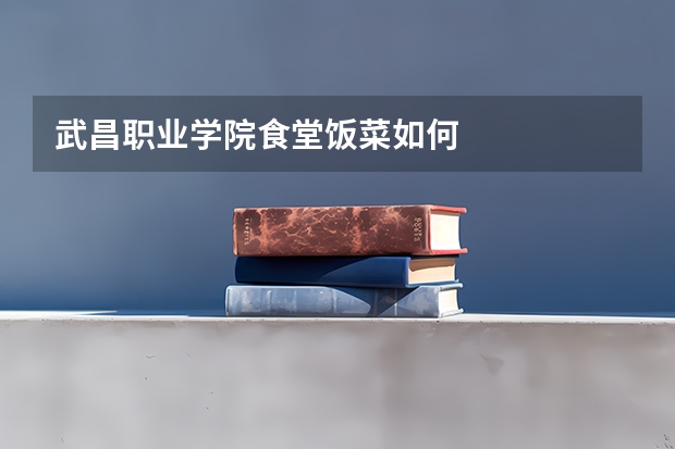武昌职业学院食堂饭菜如何