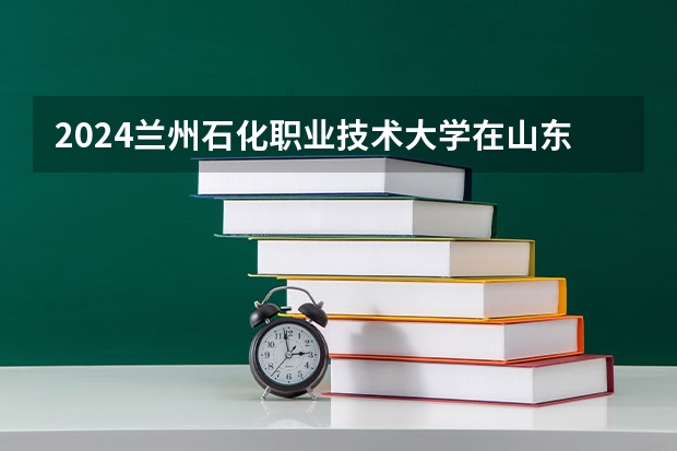 2024兰州石化职业技术大学在山东招生计划表