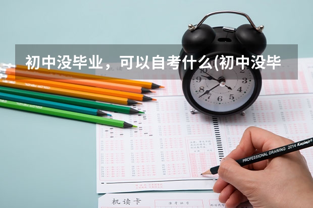初中没毕业，可以自考什么(初中没毕业可以参加自考..成人高考或者网络教育吗？)？