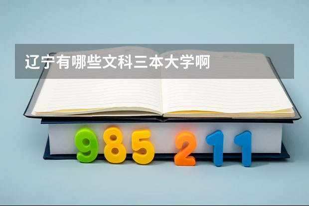 辽宁有哪些文科三本大学啊