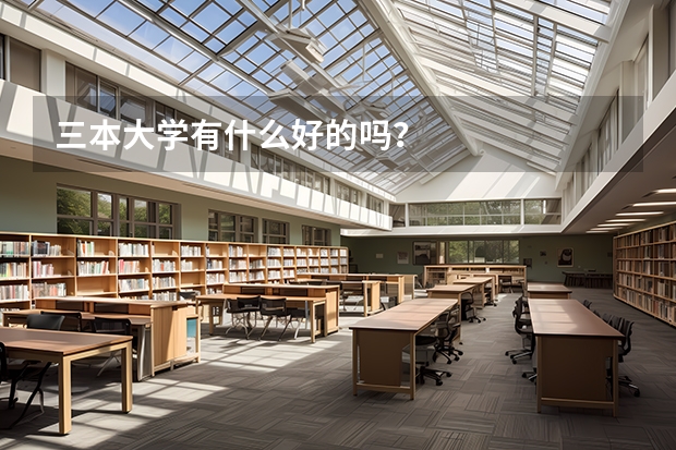 三本大学有什么好的吗？