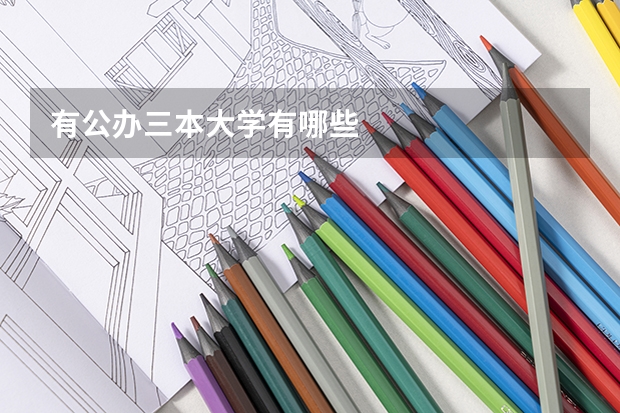 有公办三本大学有哪些