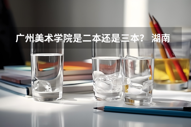 广州美术学院是二本还是三本？ 湖南三本大学的排名是？