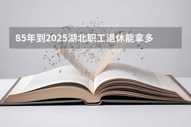 85年到2025湖北职工退休能拿多少