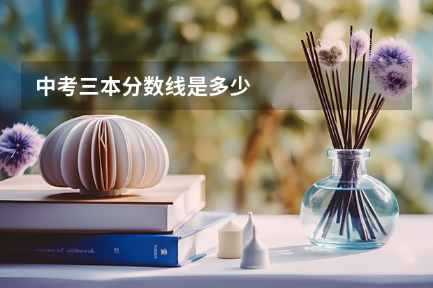 中考三本分数线是多少
