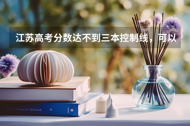 江苏高考分数达不到三本控制线，可以填三本志愿吗？