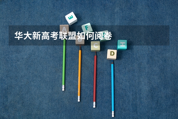 华大新高考联盟如何阅卷