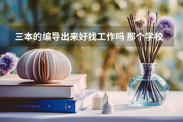 三本的编导出来好找工作吗 那个学校好啊
