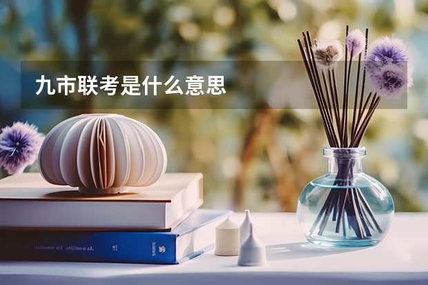 九市联考是什么意思