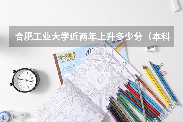 合肥工业大学近两年上升多少分（本科）