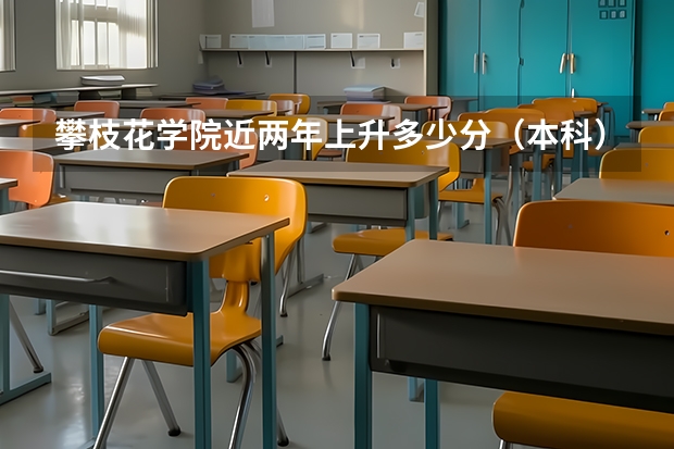 攀枝花学院近两年上升多少分（本科）