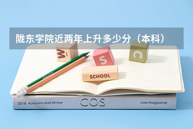 陇东学院近两年上升多少分（本科）