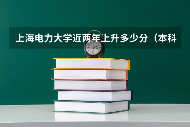 上海电力大学近两年上升多少分（本科）
