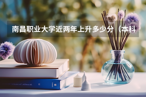 南昌职业大学近两年上升多少分（本科）