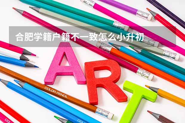 合肥学籍户籍不一致怎么小升初